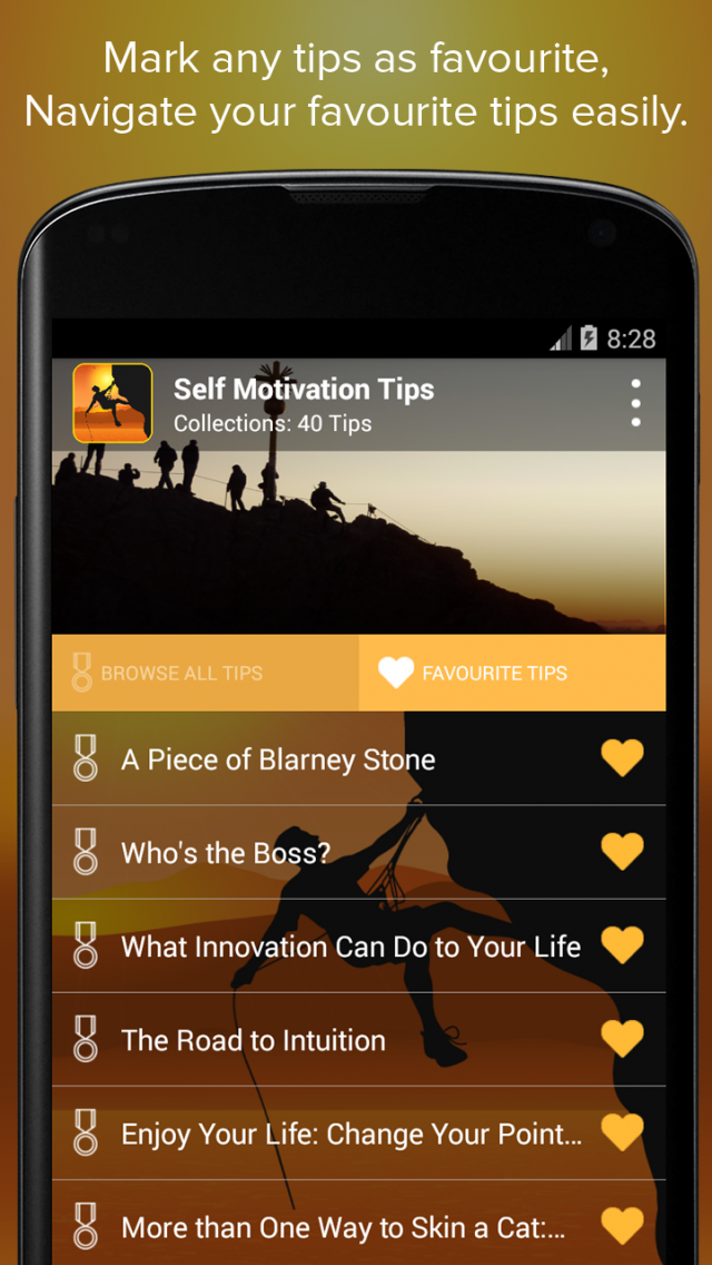 Self Motivation Tips App for Android New Android Lifestyle App